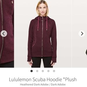 lululemon athletica Women's Scuba Hoodie in Heathered Dark Adobe